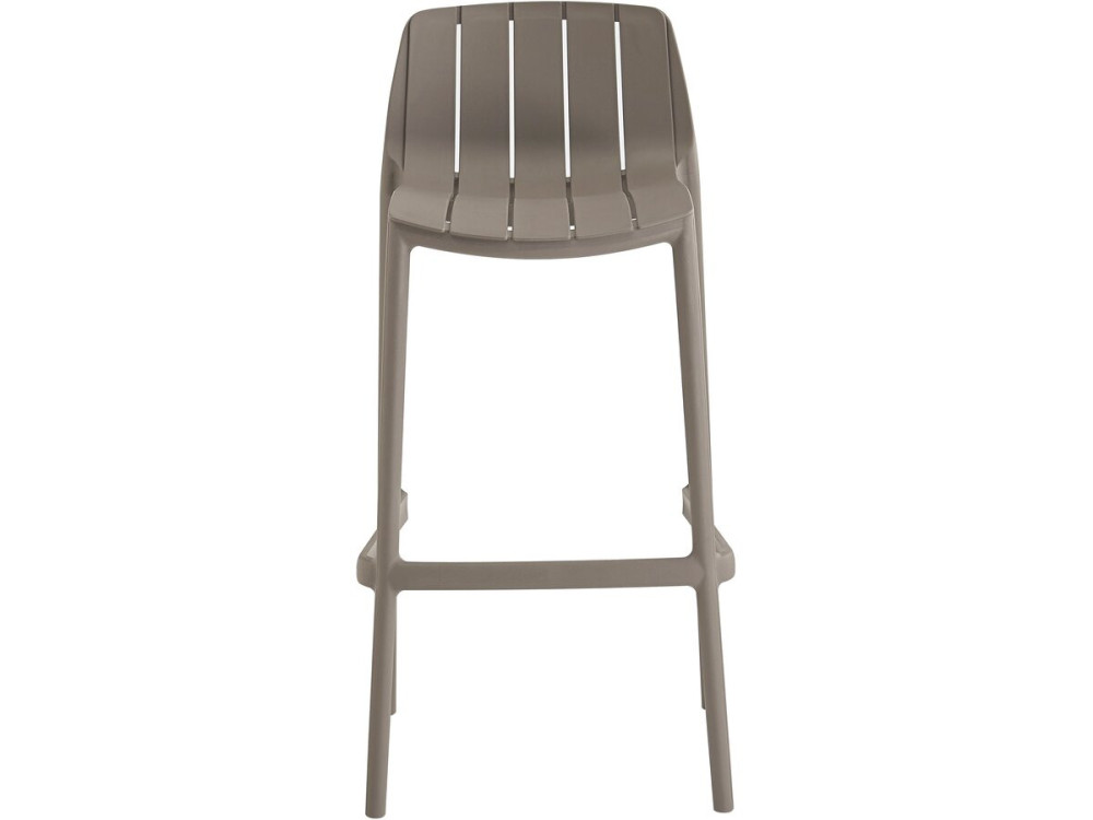 Set aus 2 stapelbaren Gartenhochstühlen "Vaena" - Taupe