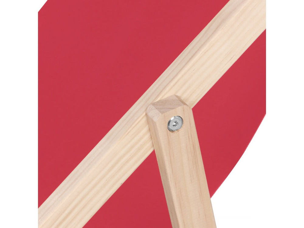 2er-Set Liegestühle aus Holz "Chilienne" - 107 x 56,5 x 81 cm - Rot
