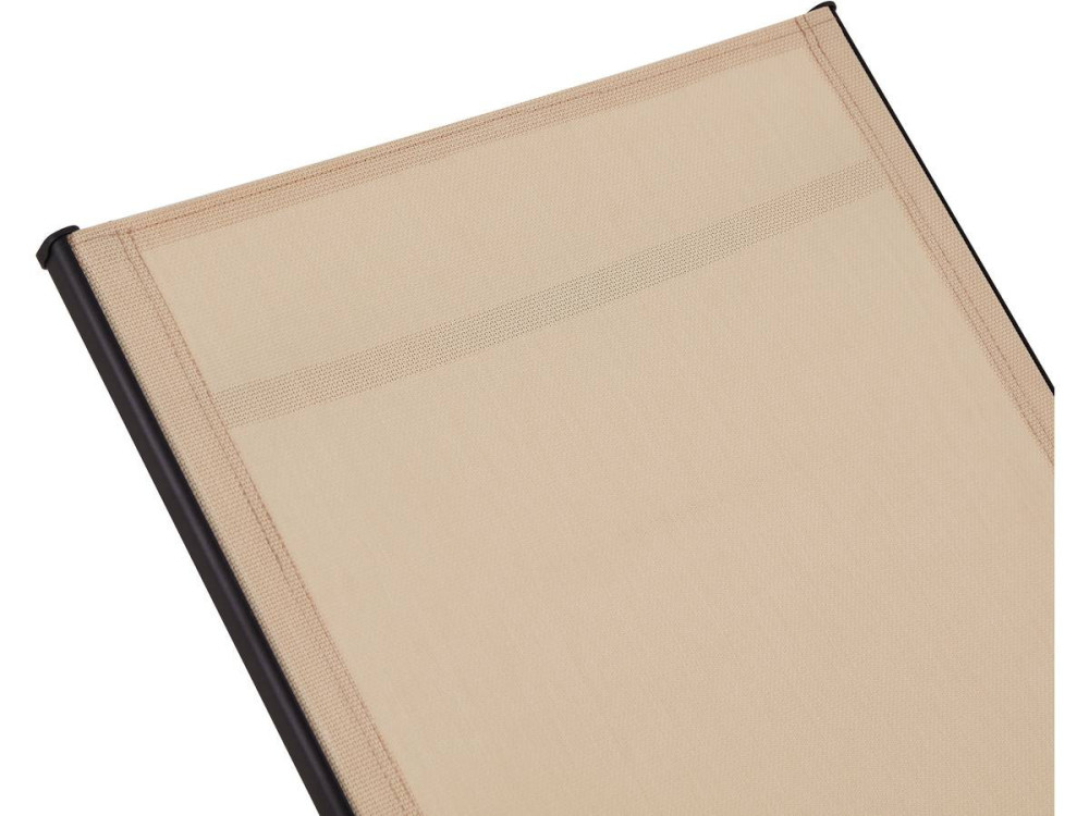 2er-Set Sonnenliegen aus Metall "Farniente - Beige