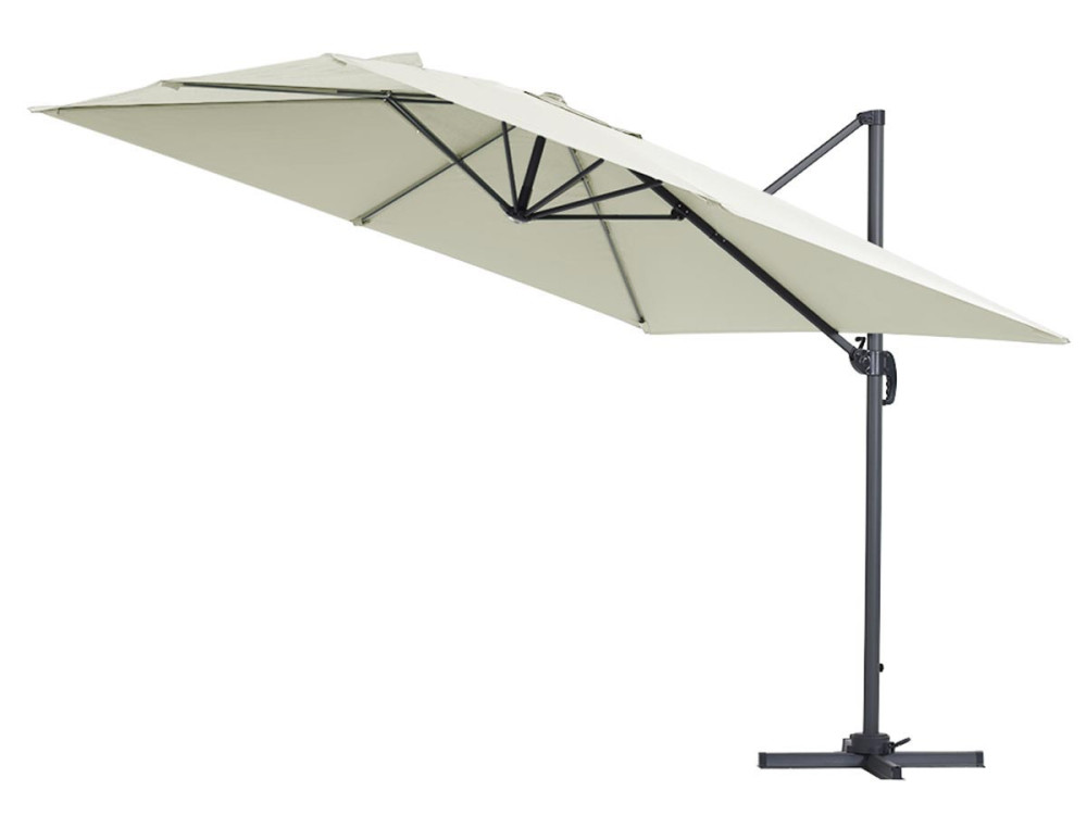 Ampelschirm "Sun 3" - 3 x 3 m - Ecru
