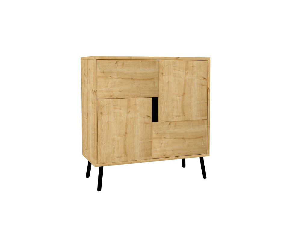 Anrichte aus Holz "Darien" - 76 x 35 x 79 cm - Beige