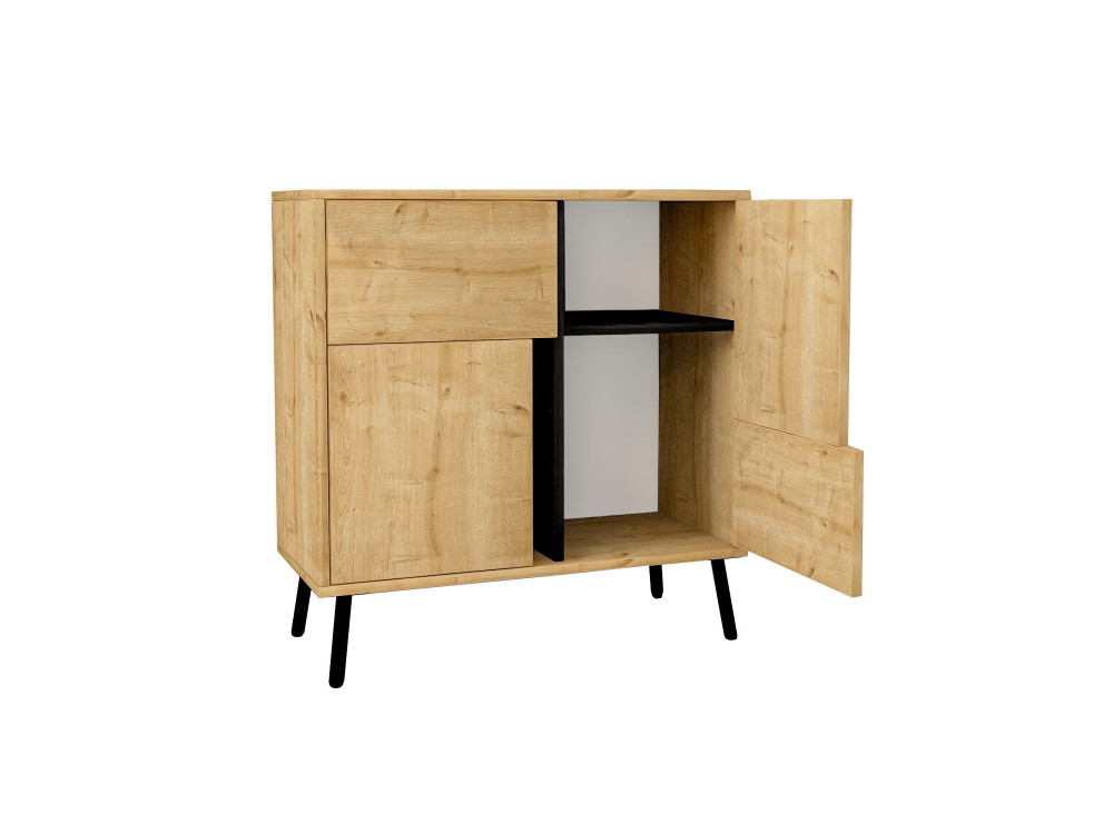 Anrichte aus Holz "Darien" - 76 x 35 x 79 cm - Beige