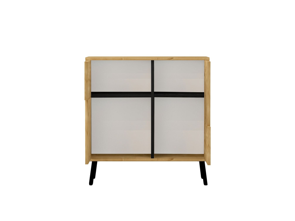 Anrichte aus Holz "Darien" - 76 x 35 x 79 cm - Beige