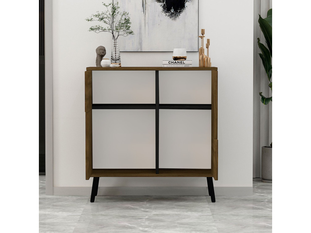 Holzbüffet "Darien" - 76 x 35 x 79 cm - Braun