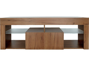 Designer TV-Möbel aus Holz "Hugo" - 140 x 40 x 50 cm - Braun