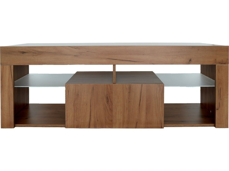 Designer TV-Möbel aus Holz "Hugo" - 140 x 40 x 50 cm - Braun