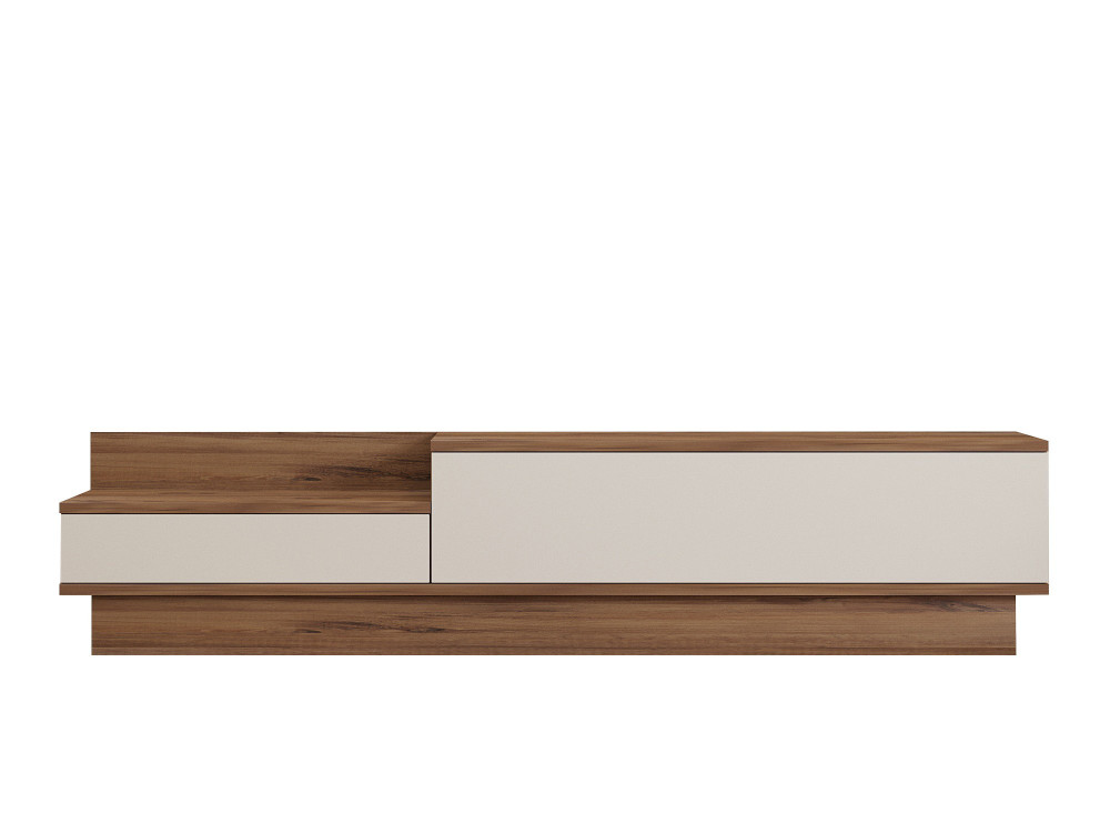 TV-Möbel aus Holz "Barko" - 160 x 35 x 35 cm - AtlantikkieferWeiß