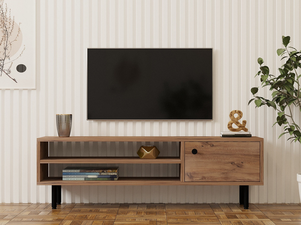 TV-Möbel aus Holz "Avila" - 120 x 30 x 38 cm - Atlantische Kiefer
