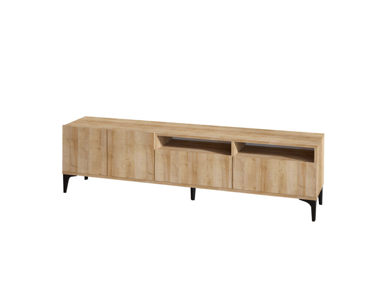 TV-Möbel aus Holz "Ross" - 180 x 35 x 52 cm - Eiche