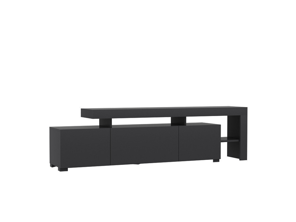TV-Möbel aus Holz "Beliz" - 192 x 37 x 53 cm - Anthrazit