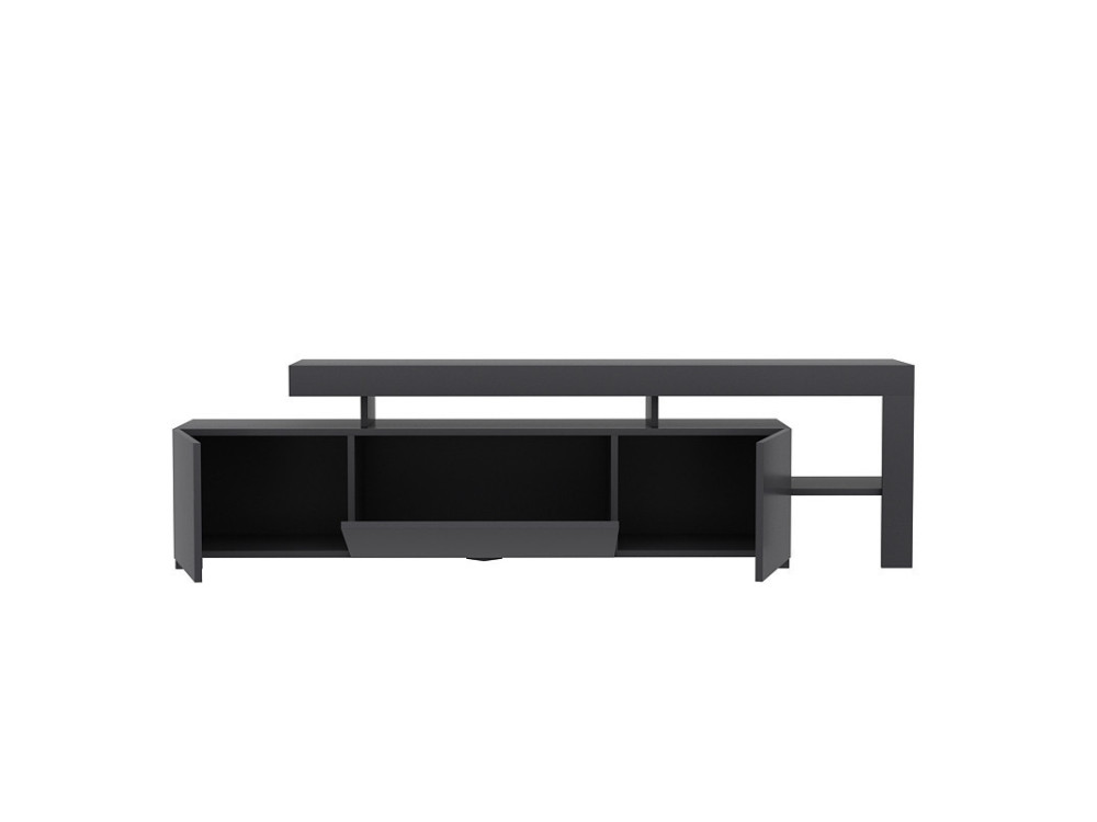 TV-Möbel aus Holz "Beliz" - 192 x 37 x 53 cm - Anthrazit