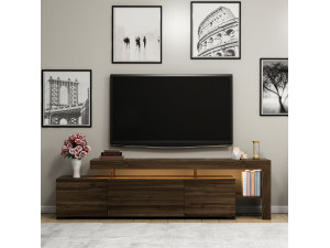Holz TV-Möbel "Beliz" TV-Möbel - 192 x 37 x 53 cm