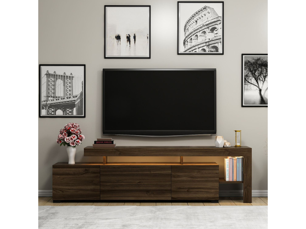 Holz TV-Möbel "Beliz" TV-Möbel - 192 x 37 x 53 cm
