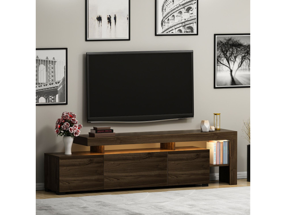 Holz TV-Möbel "Beliz" TV-Möbel - 192 x 37 x 53 cm