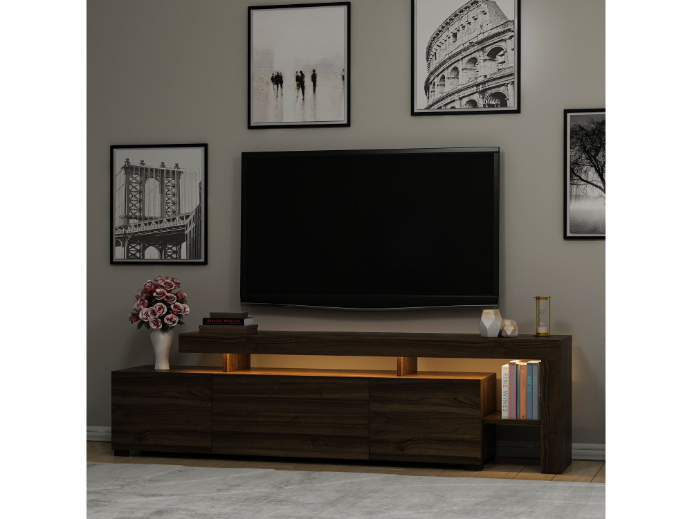 Holz TV-Möbel "Beliz" TV-Möbel - 192 x 37 x 53 cm