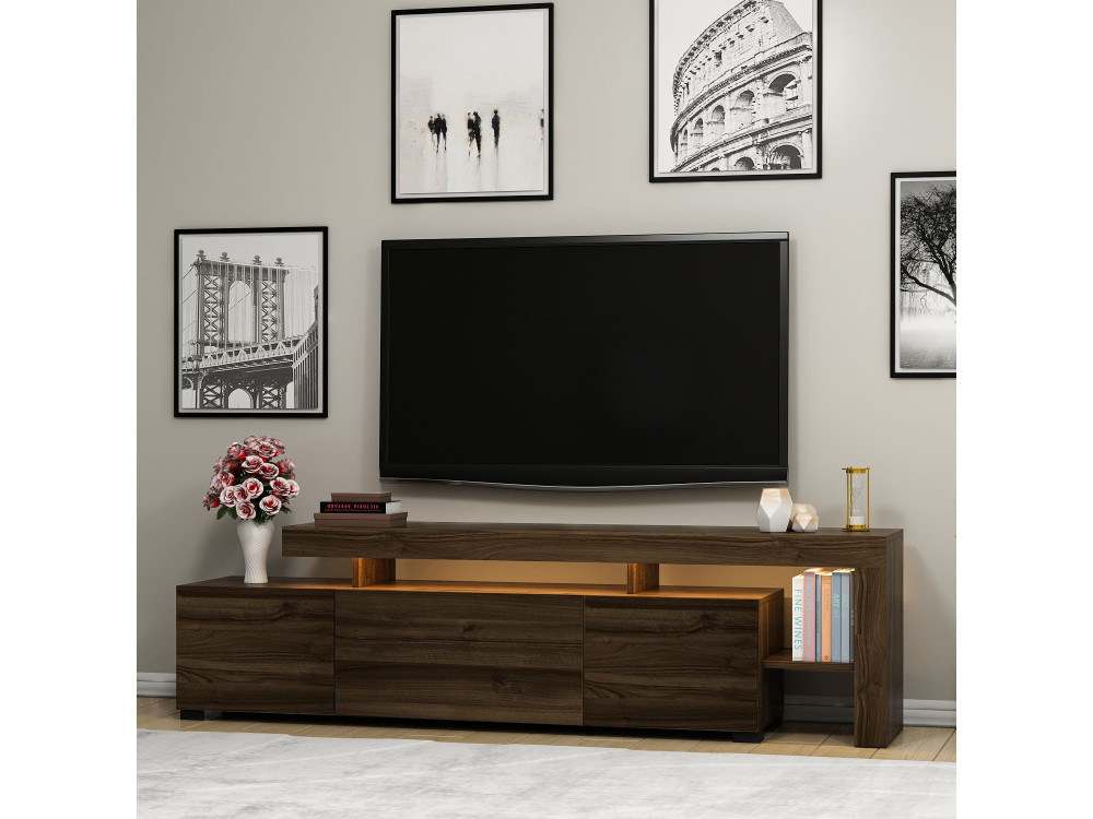 Holz TV-Möbel "Beliz" TV-Möbel - 192 x 37 x 53 cm