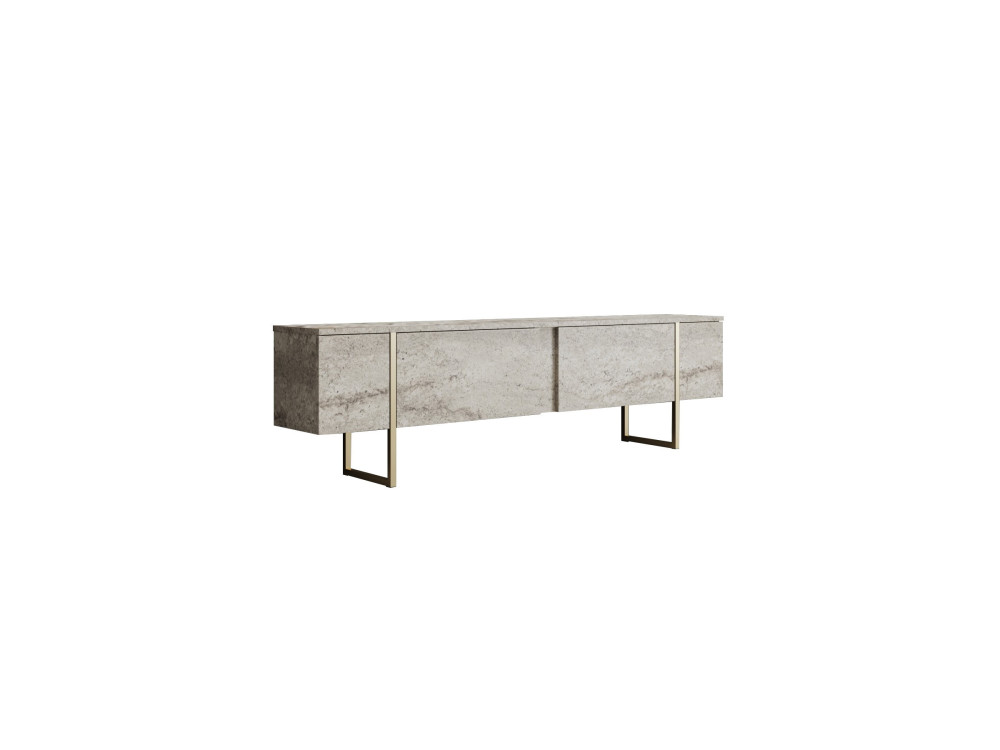 TV-Möbel aus Holz "Luxe" - 180 x 30 x 50 cm - TravertinOr