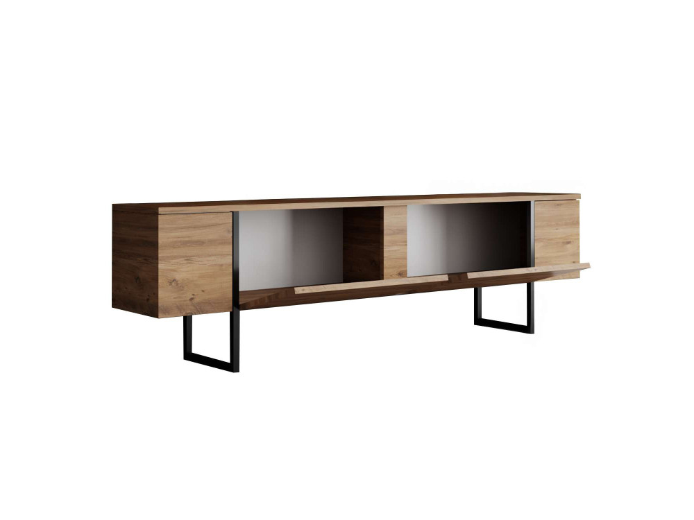 TV-Möbel aus Holz "Luxe" - 180 x 30 x 50 cm - Braun