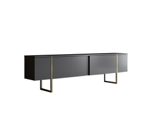 TV-Möbel aus Holz "Luxe" - 180 x 30 x 50 cm - Gold