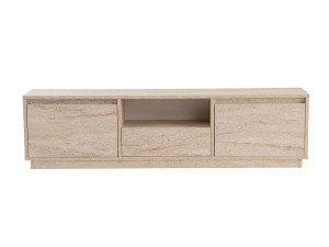 TV-Ständer "Vanguard" aus Holz – 160 x 29 x 42 cm – Travertin