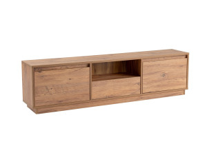 TV-Ständer Vanguard aus Holz – 160 x 29 x 42 cm – Atlantische Kiefer