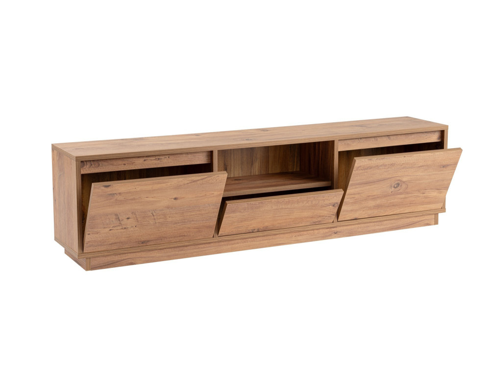 TV-Ständer Vanguard aus Holz – 160 x 29 x 42 cm – Atlantische Kiefer