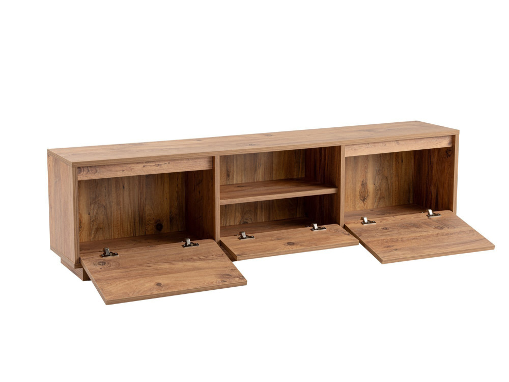 TV-Ständer Vanguard aus Holz – 160 x 29 x 42 cm – Atlantische Kiefer