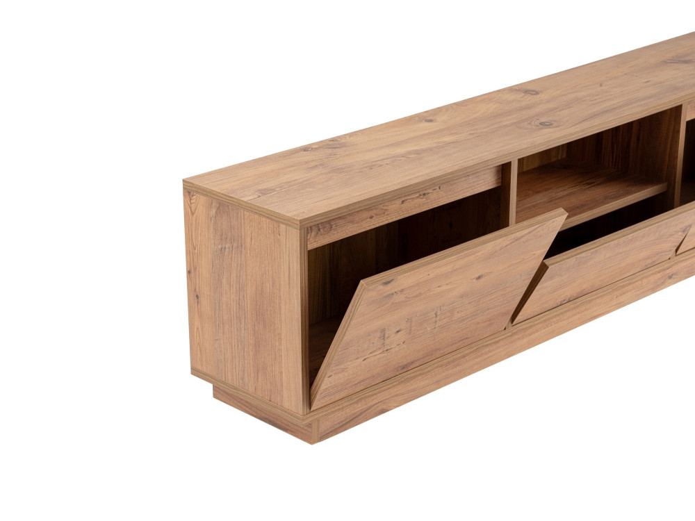 TV-Ständer Vanguard aus Holz – 160 x 29 x 42 cm – Atlantische Kiefer