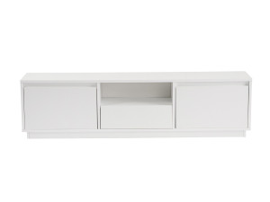 TV-Ständer Vanguard aus Holz – 160 x 29 x 42 cm – Naturweiß