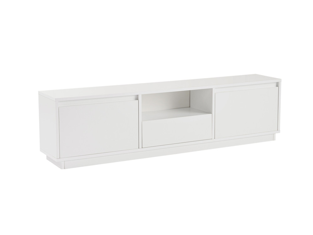 TV-Ständer Vanguard aus Holz – 160 x 29 x 42 cm – Naturweiß
