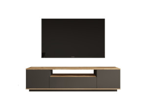 TV-Möbel aus Holz "FR7" - 180 x 44 x 44 cm - atlantische KieferAnthrazit