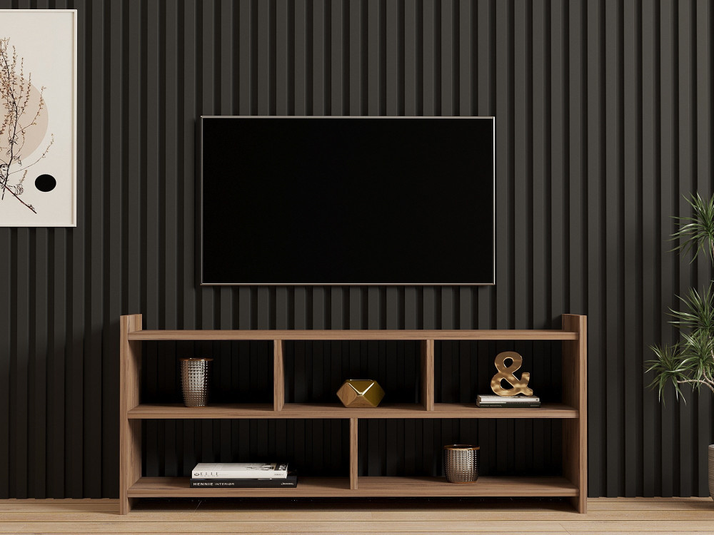TV-Möbel aus Holz "Pera" - 117 x 28 x 55 cm - Atlantische Kiefer