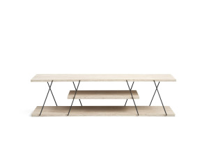 TV-Möbel aus Holz "Canaz" - 120 x 30 x 33 cm - Beige