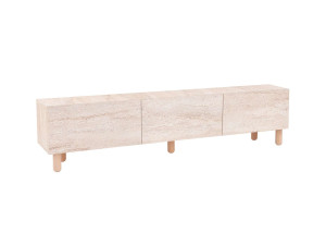 TV-Möbel aus Holz "Alvin" - 180 x 31 x 42 cm - Beige