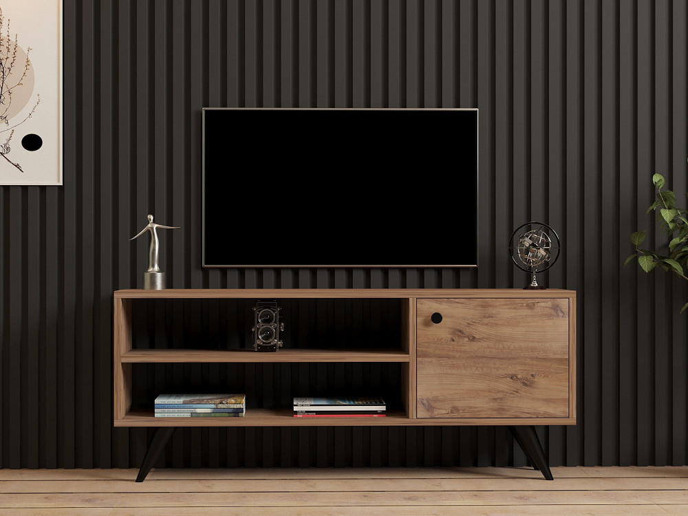 TV-Möbel aus Holz "Jena" - 120 x 29 x 50 cm - Atlantikkiefer