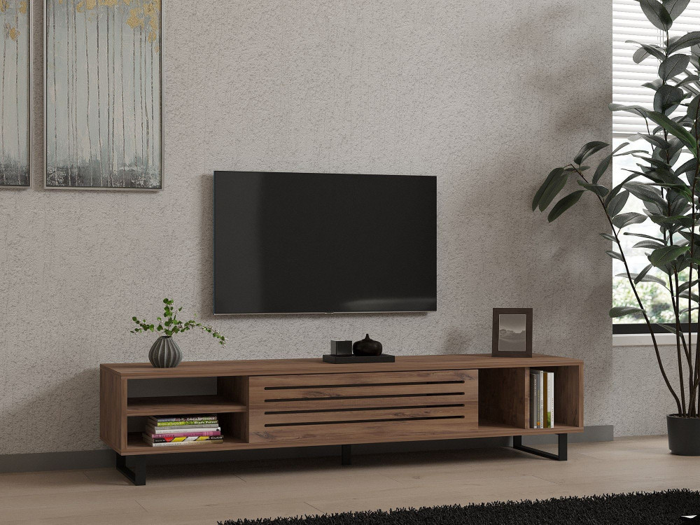 TV-Möbel aus Holz "Safir" 160 x 40 x 35 cm - atlantische Kiefer