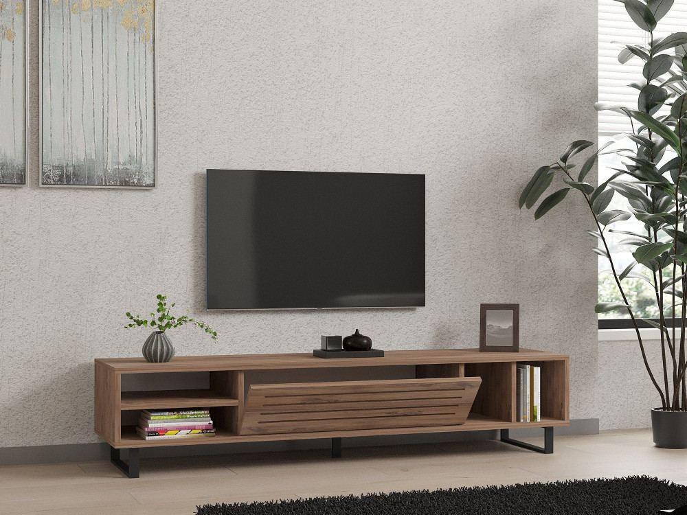 TV-Möbel aus Holz "Safir" 160 x 40 x 35 cm - atlantische Kiefer
