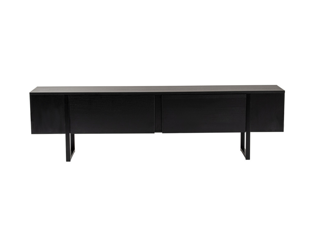TV-Möbel aus Holz "Serenity" - 180 x 29 x 50 cm - Schwarz