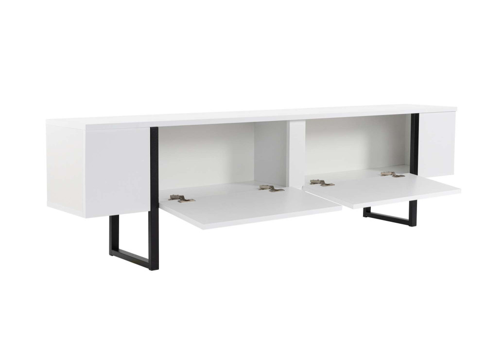 TV-Möbel aus Holz "Serenity" 180 x 30 x 45 cm - Weiß