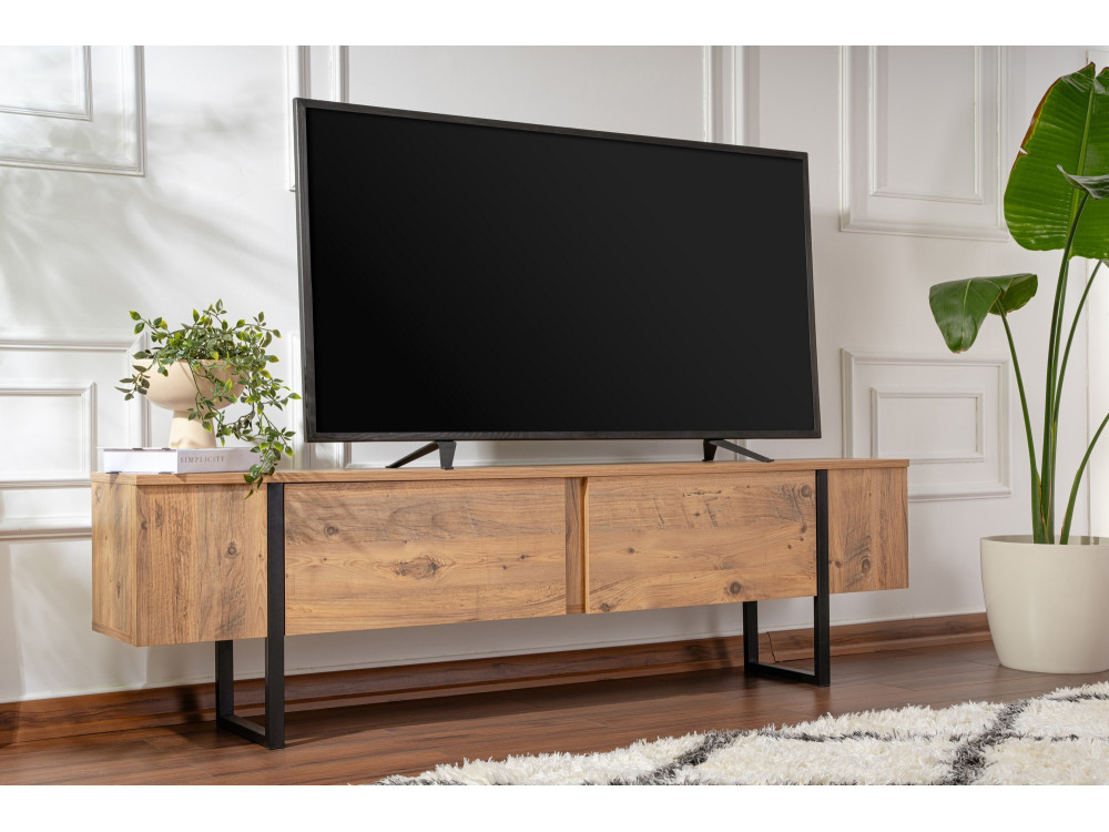 TV-Möbel aus Holz "Serenity" 180 x 30 x 50 cm - Atlantische Kiefer