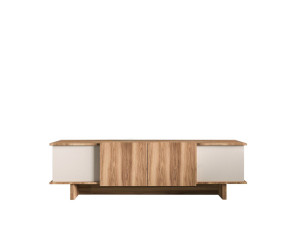 TV-Möbel aus Holz "Diana" 180 x 33 x 50 cm - Beige