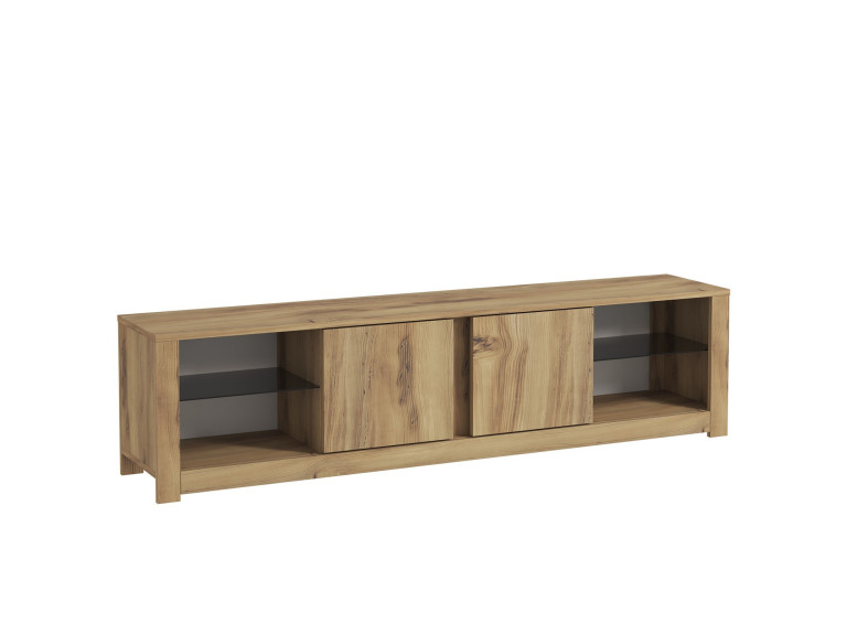 TV-Möbel aus Holz "Aydos" 180 x 35 x 45 cm - Eiche