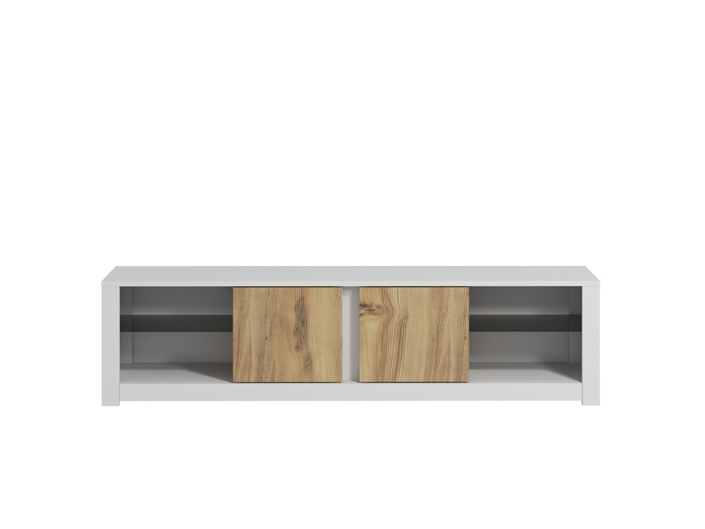 TV-Möbel aus Holz "Aydos" 180 x 35 x 45 cm - Weiß