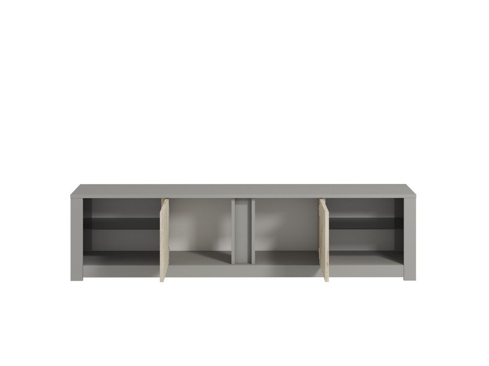 TV-Möbel aus Holz "Aydos" 180 x 35 x 45 cm - Grau