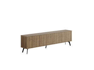 TV-Möbel aus Holz "Dune" - 180 x 29 x 50 cm - Braun