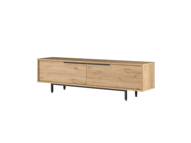 TV-Möbel aus Holz "Calvin" - 160 x 35 x 45 cm - Braun