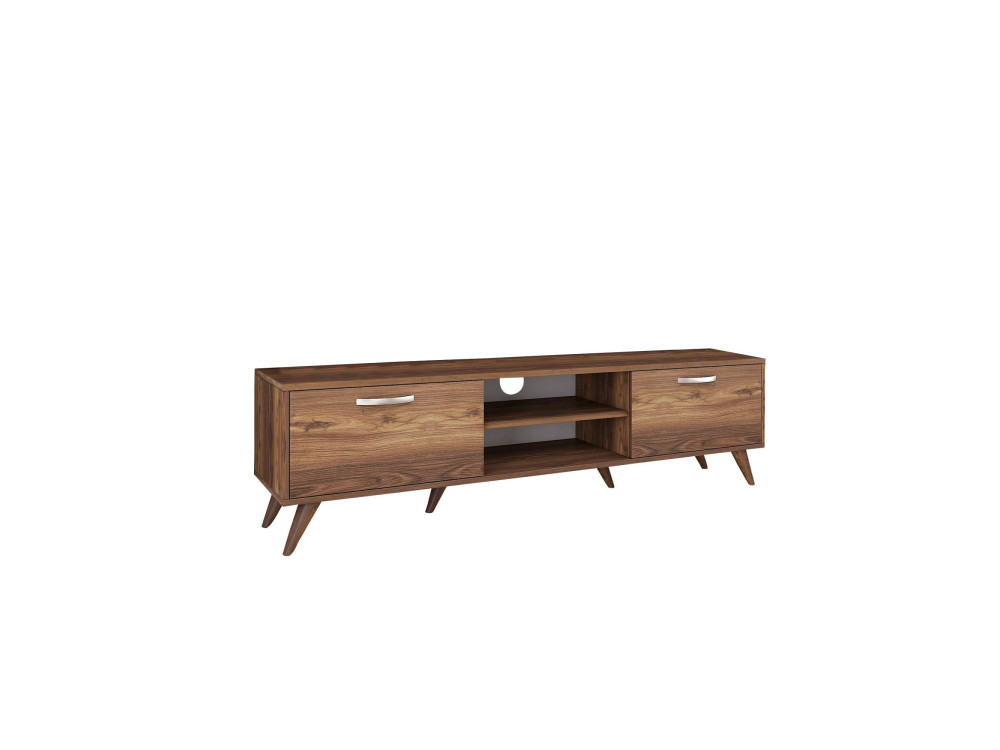 TV-Möbel aus Holz "Atik" - 180 x 35 x 48 cm - Braun