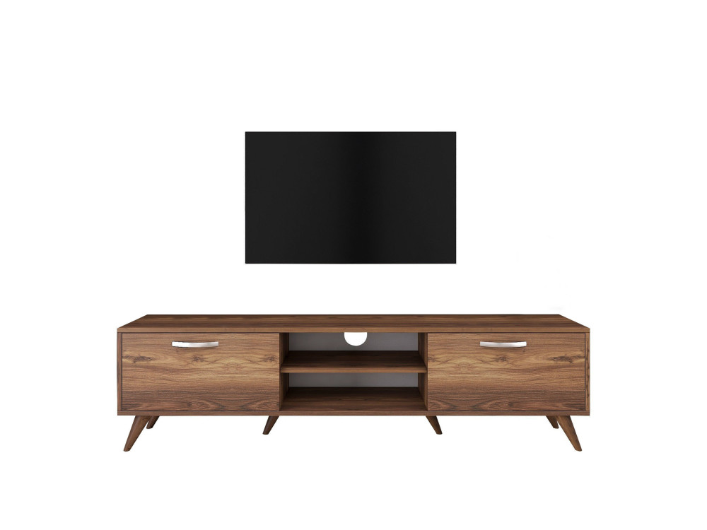 TV-Möbel aus Holz "Atik" - 180 x 35 x 48 cm - Braun