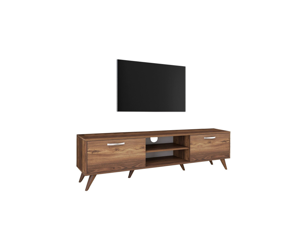 TV-Möbel aus Holz "Atik" - 180 x 35 x 48 cm - Braun