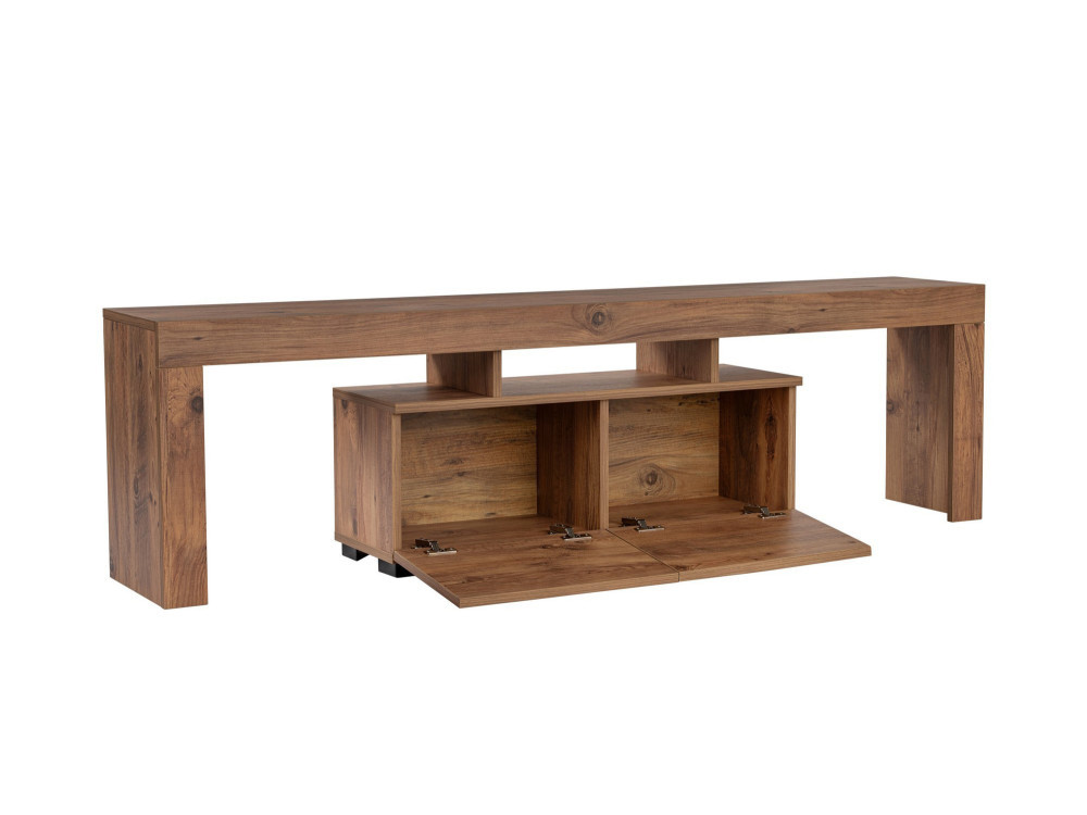 TV-Möbel aus Holz "Enclave" - 180 x 31 x 50 cm - Braun